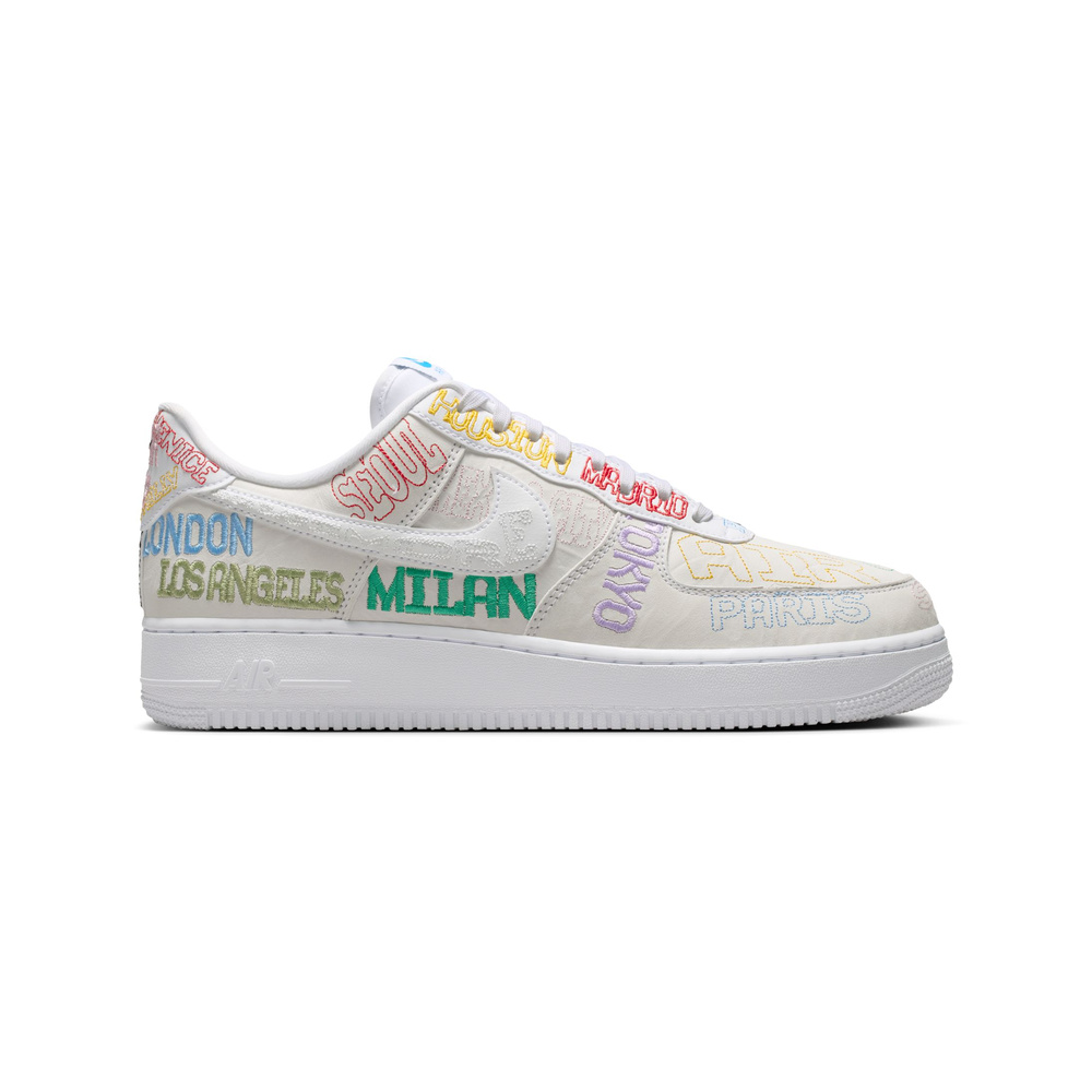 Nike Air Force 1 'White / College Navy / Gym Red / University Red' Мужские