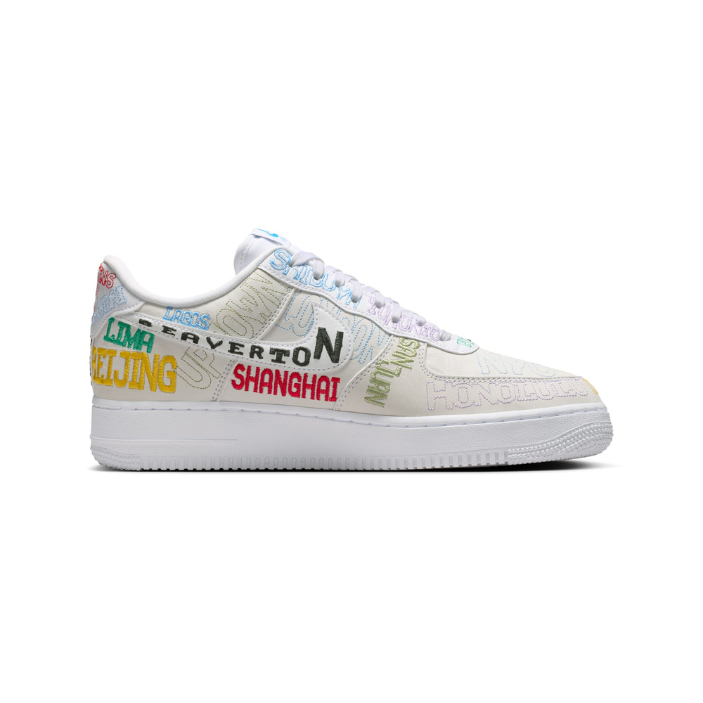 Nike Air Force 1 'White / College Navy / Gym Red / University Red' Мужские
