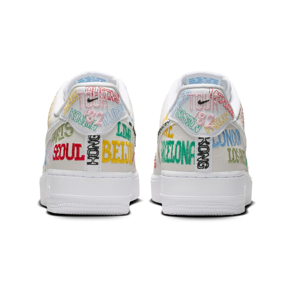 Nike Air Force 1 'White / College Navy / Gym Red / University Red' Мужские
