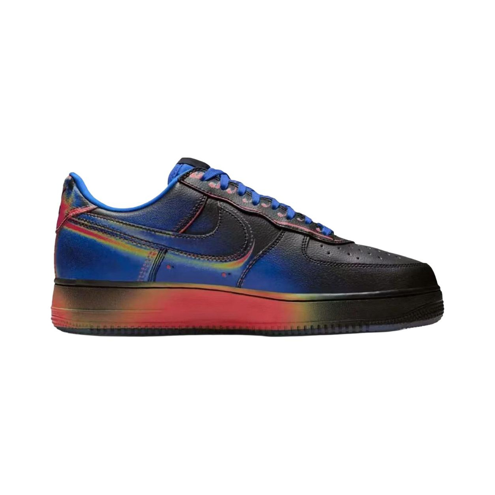Nike Air Force 1 'Black / Metallic Dark Grey / Neon Yellow' Мужские
