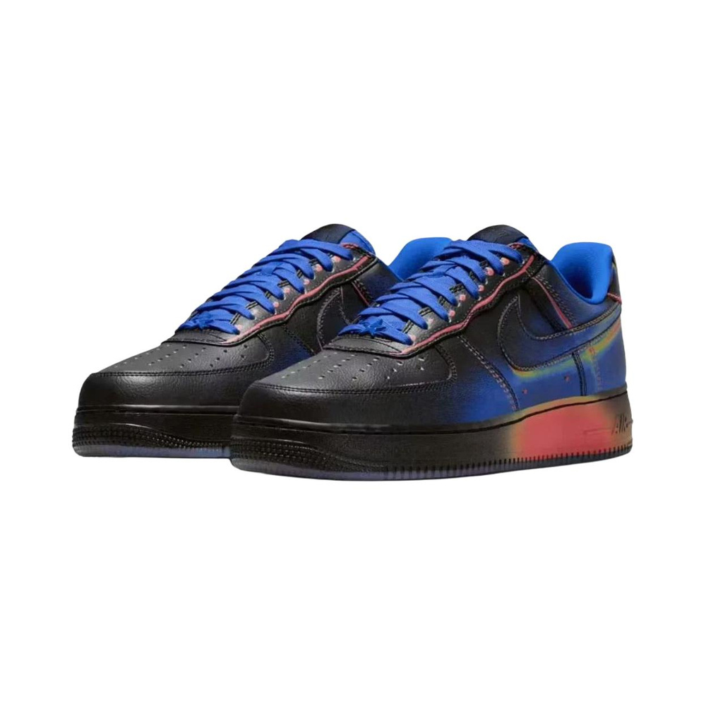 Nike Air Force 1 'Black / Metallic Dark Grey / Neon Yellow' Мужские