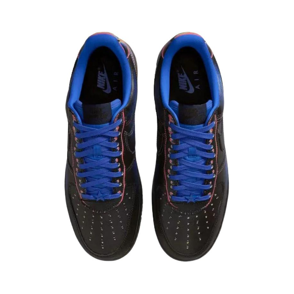 Nike Air Force 1 'Black / Metallic Dark Grey / Neon Yellow' Мужские