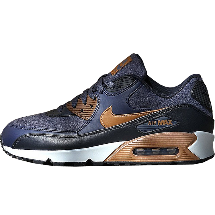 Nike Air Max 90 'Smoke Grey / Light Smoke Grey / Platinum Tint / Racer Blue' Мужские