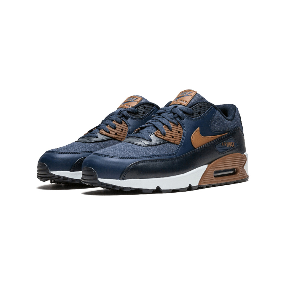 Nike Air Max 90 'Smoke Grey / Light Smoke Grey / Platinum Tint / Racer Blue' Мужские