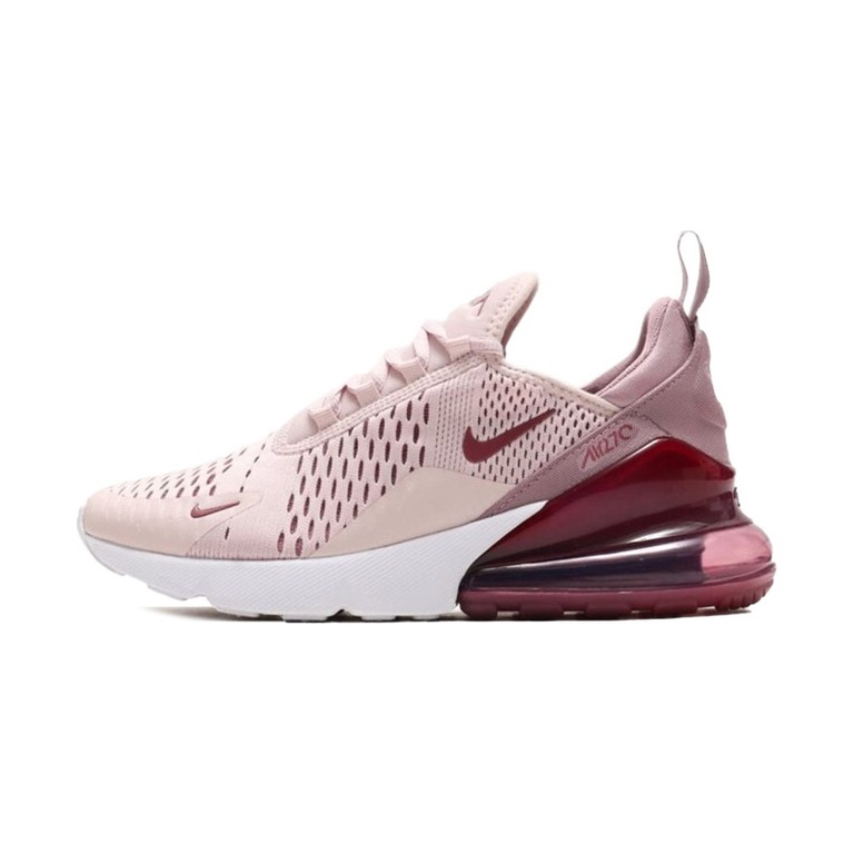 Nike Air Max 270 'Black / Smoke Grey / Sunset Pulse / Metallic Silver' Женские