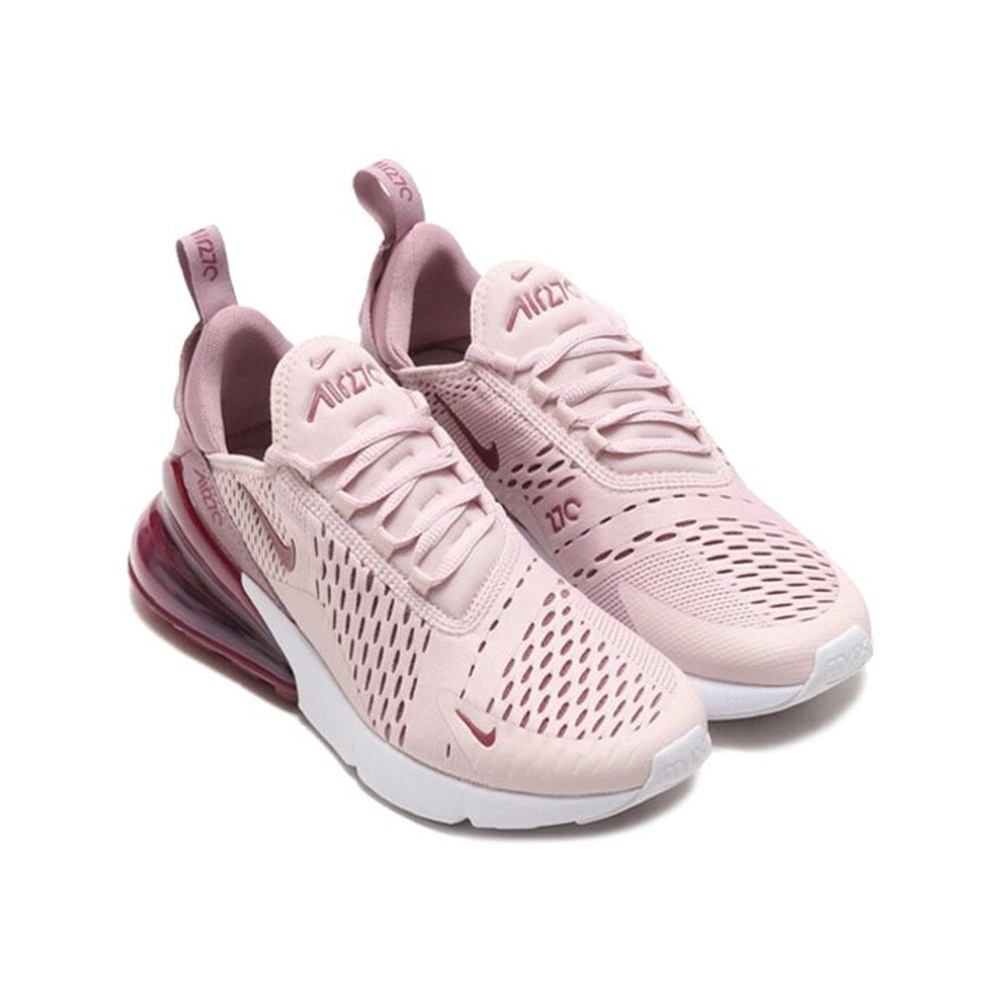 Nike Air Max 270 'Black / Smoke Grey / Sunset Pulse / Metallic Silver' Женские
