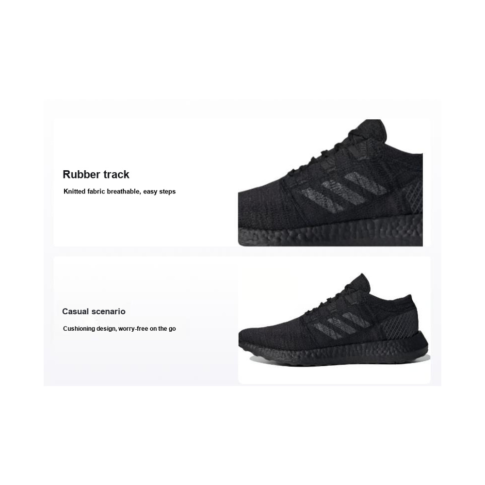 Adidas Pureboost Go 'Triple Black' Мужские