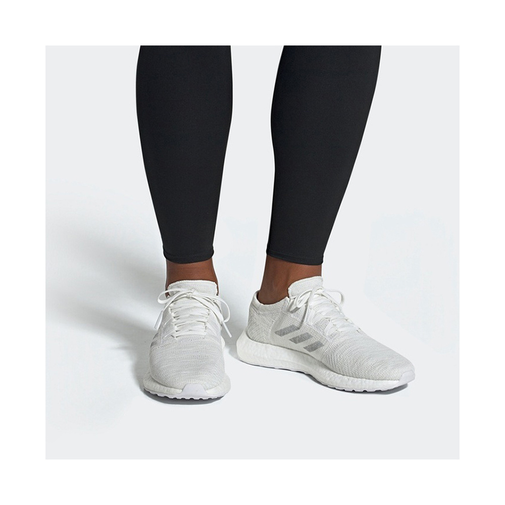 Adidas Pureboost Go 'Cloud White Cloud White Light Solid Grey Crystal White' Мужские