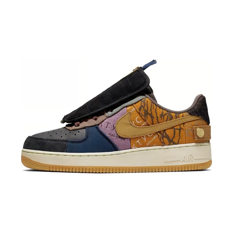 Nike Air Force 1 Travis Scott 'Red Sepia / Dark Pony / Black / Chrome' Мужские
