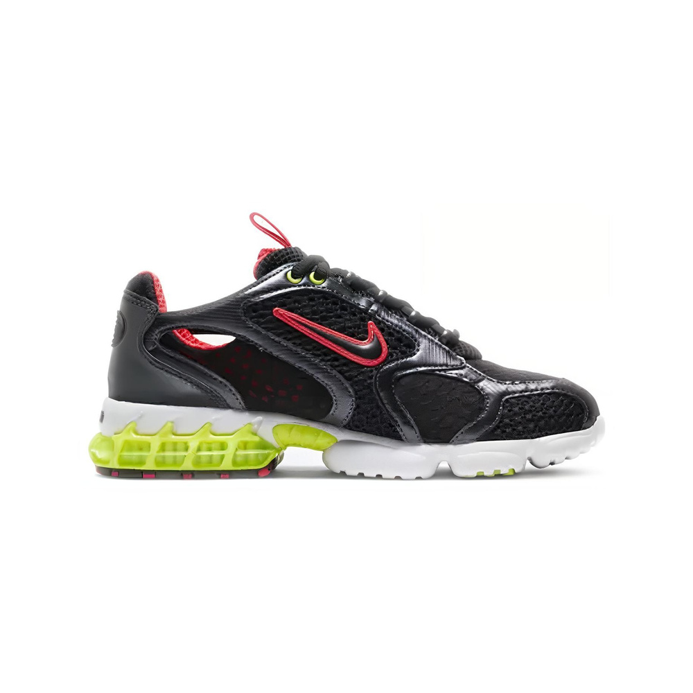 Nike Air Zoom Spiridon Cage 2 'Black / Metallic Silver / Purple Dynasty / Anthracite' Женские