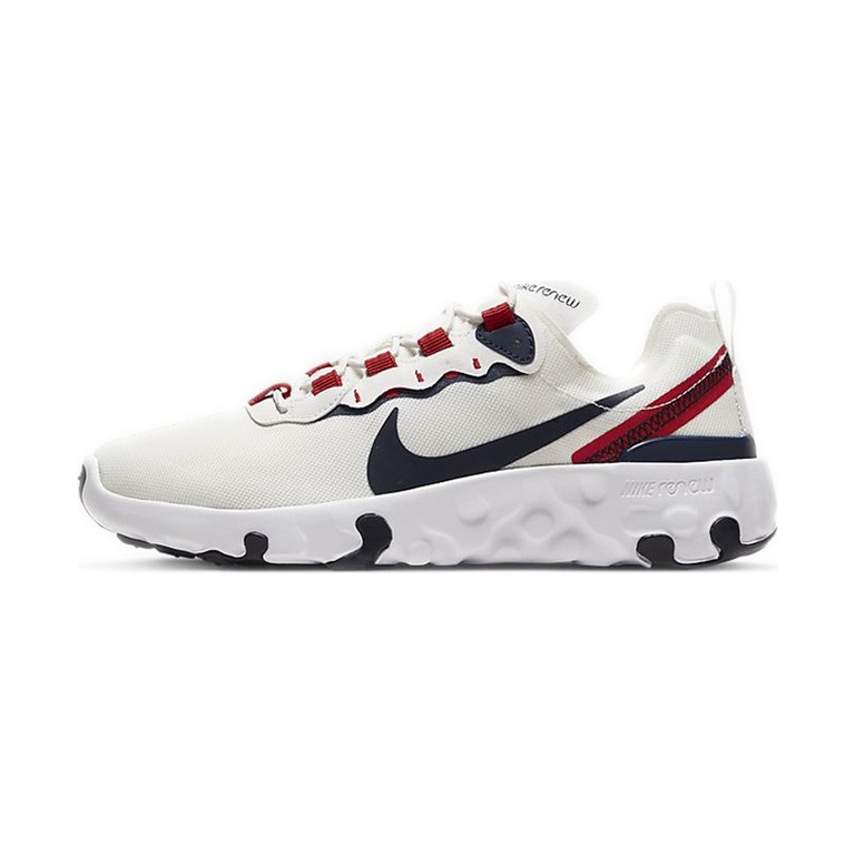 Nike React Element 55 'White / Bright Crimson / Hyper Violet / Obsidian' Женские