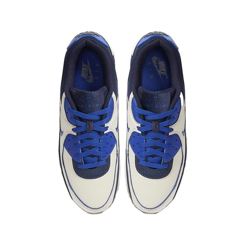 Nike Air Max 90 'White / Hydrogen Blue / Blue Crystal / Off Noir' Мужские