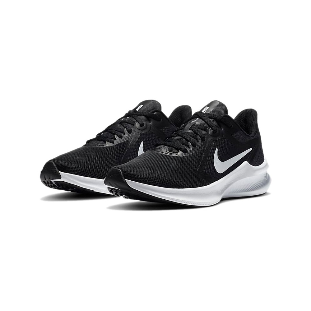 Nike Downshifter 10 'Black / Metallic Silver / Purple Dynasty / Anthracite' Женские