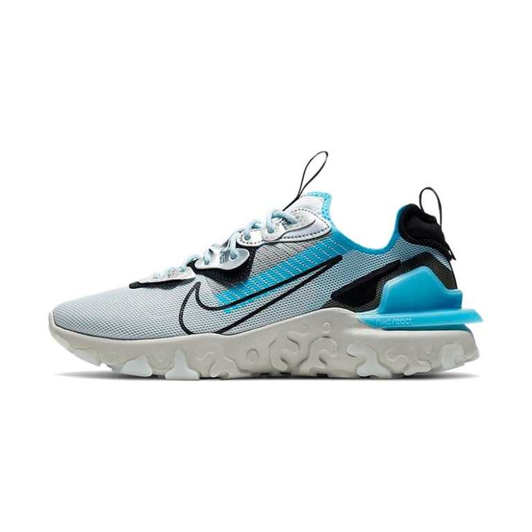 Nike React Vision 'Black / Light Smoke Grey / Metallic Silver / Sail' Мужские