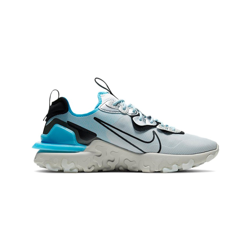 Nike React Vision 'Black / Light Smoke Grey / Metallic Silver / Sail' Мужские