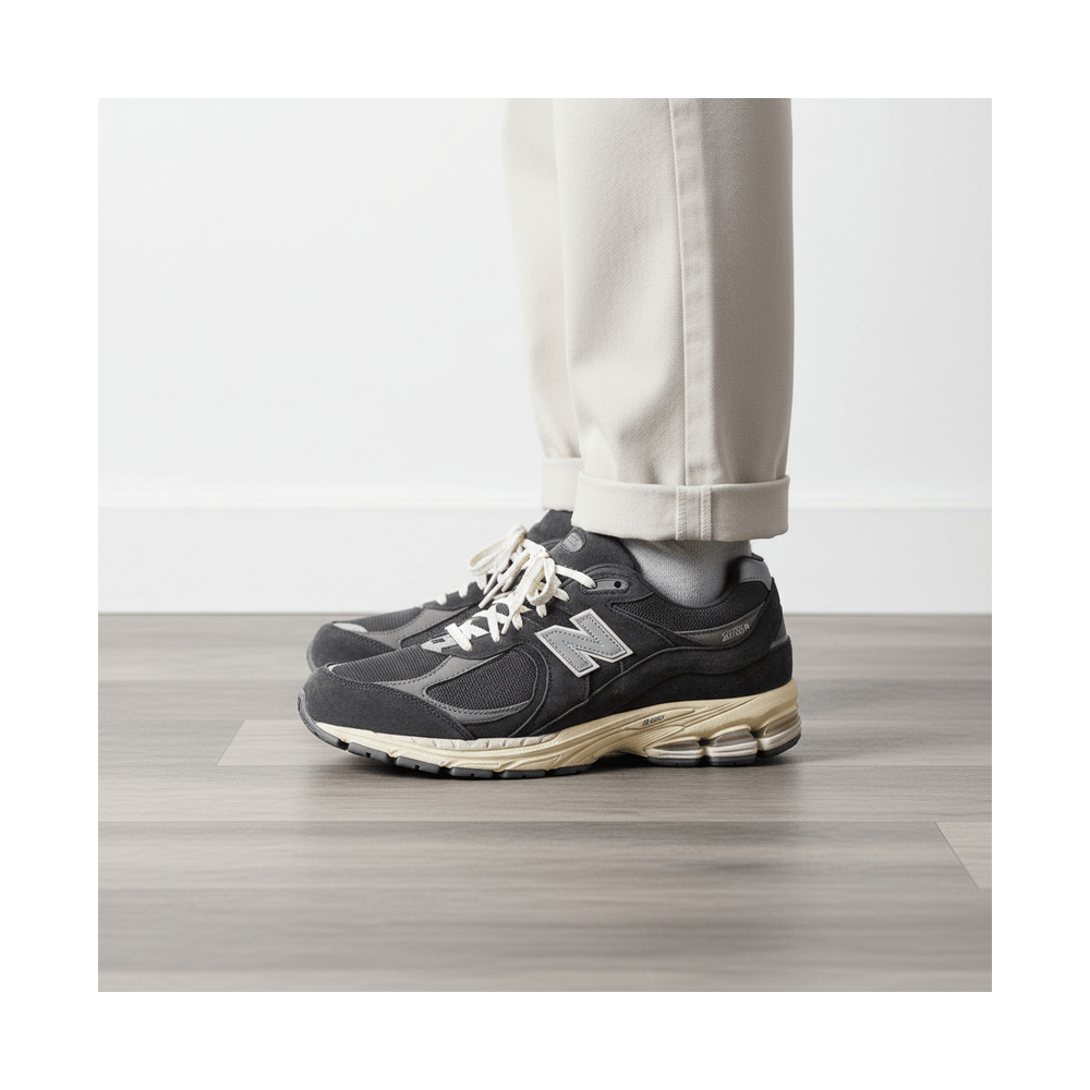 New Balance 2002R 'Black Dark Grey Phantom' Мужские