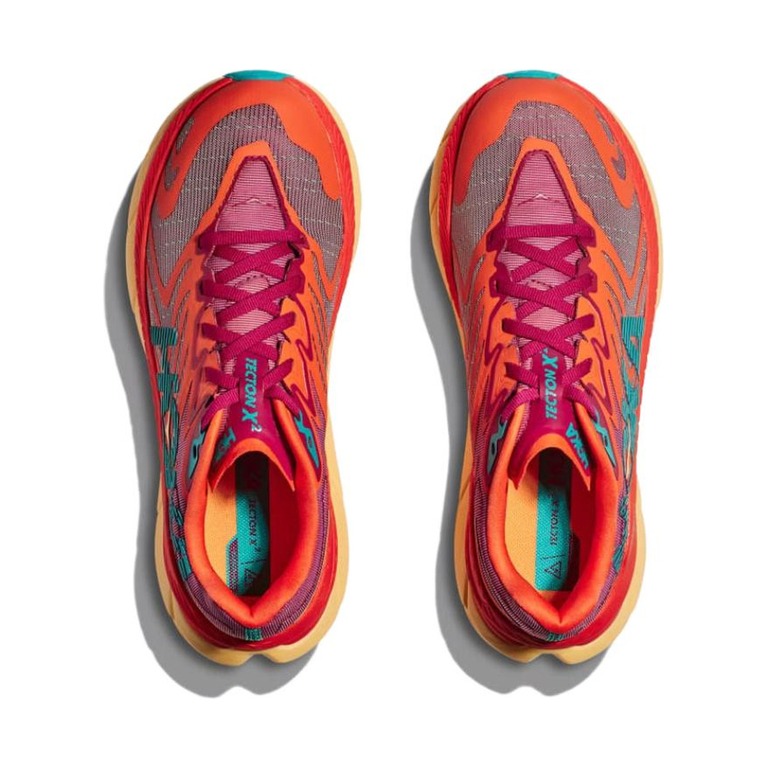 Hoka Tecton X 'Cherries Jubilee Flame' Женские
