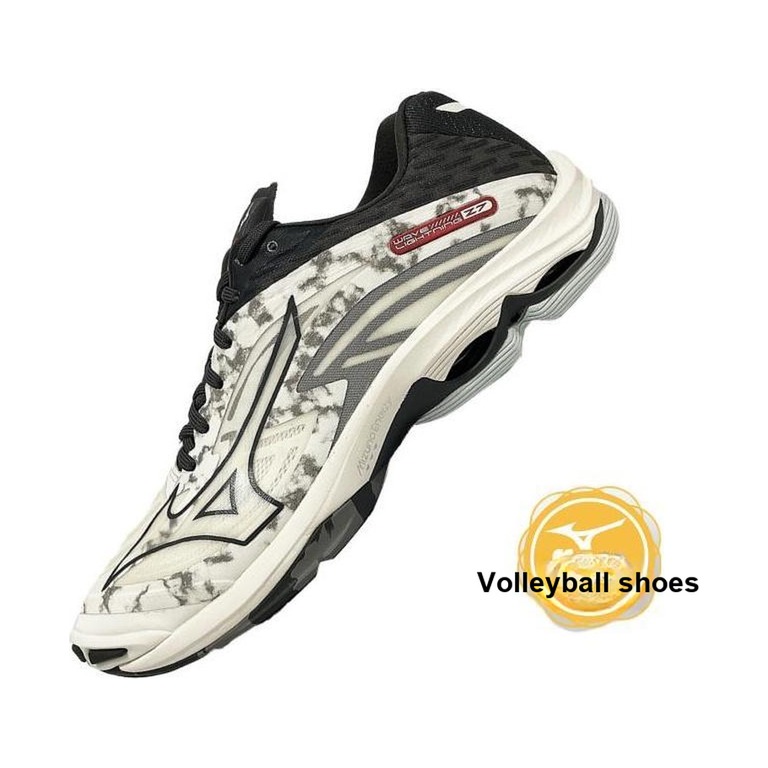 Mizuno Wave Lightning Z7 'Snow / Black / Red' Мужские