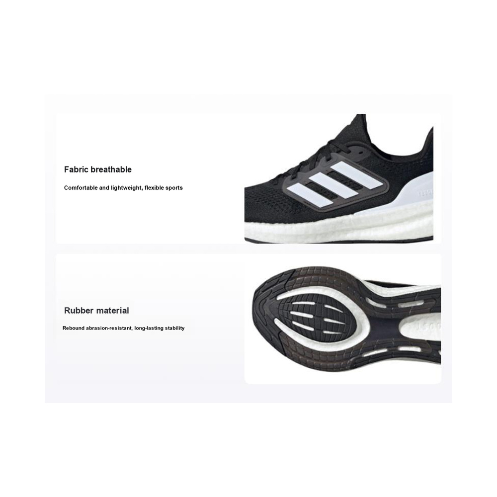 Adidas Pureboost 23 'Running Black White' Мужские