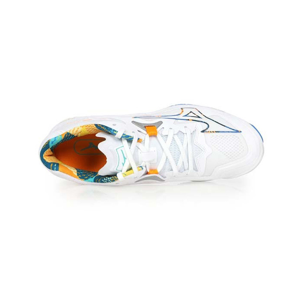 Mizuno Wave Lightning Z8 'White / Orange / Blue' Мужские
