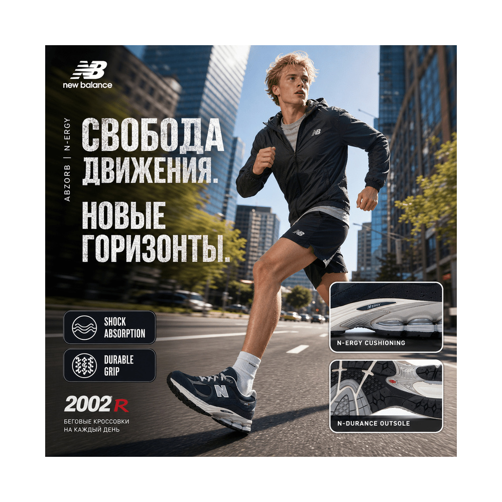 New Balance 2002R 'Gore Tex Eclipse Black' Мужские