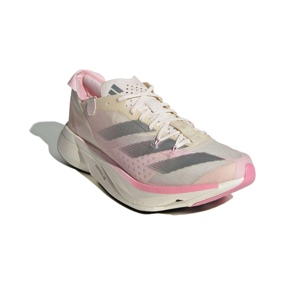 Adidas Adizero Adios Pro 3 'White Silver Clear Pink' Мужские