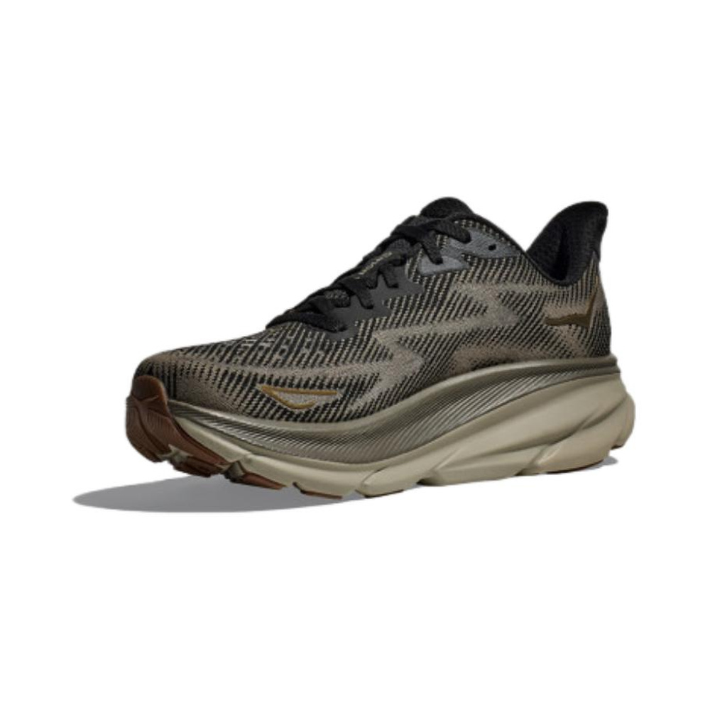 Hoka One Clifton 9 'Black Green' Мужские