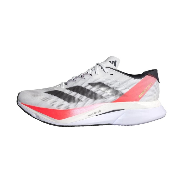 Adidas Adizero Boston 12 'White Aurora Solar Red' Мужские