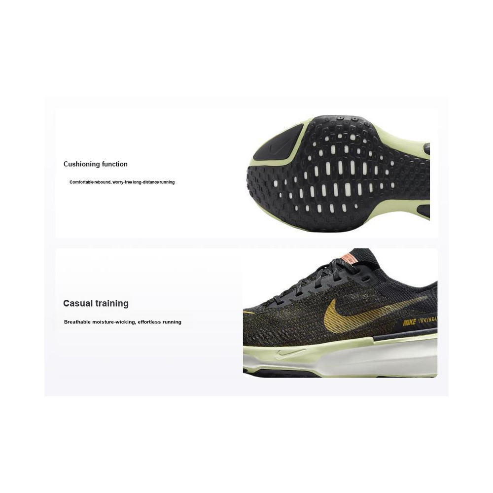 Nike Invincible 3 'Black / Total Orange / Light Silver' Мужские