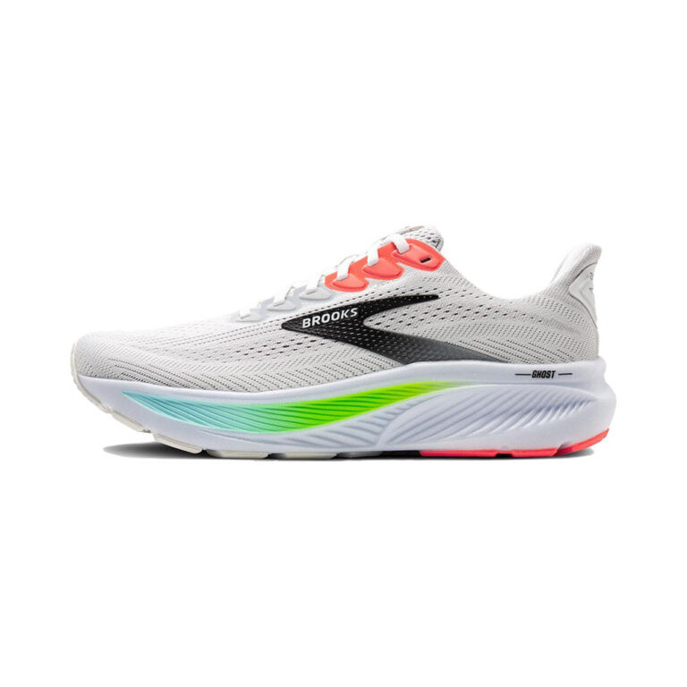 Brooks Ghost 17 'White / Pink Clay / Gecko' Мужские