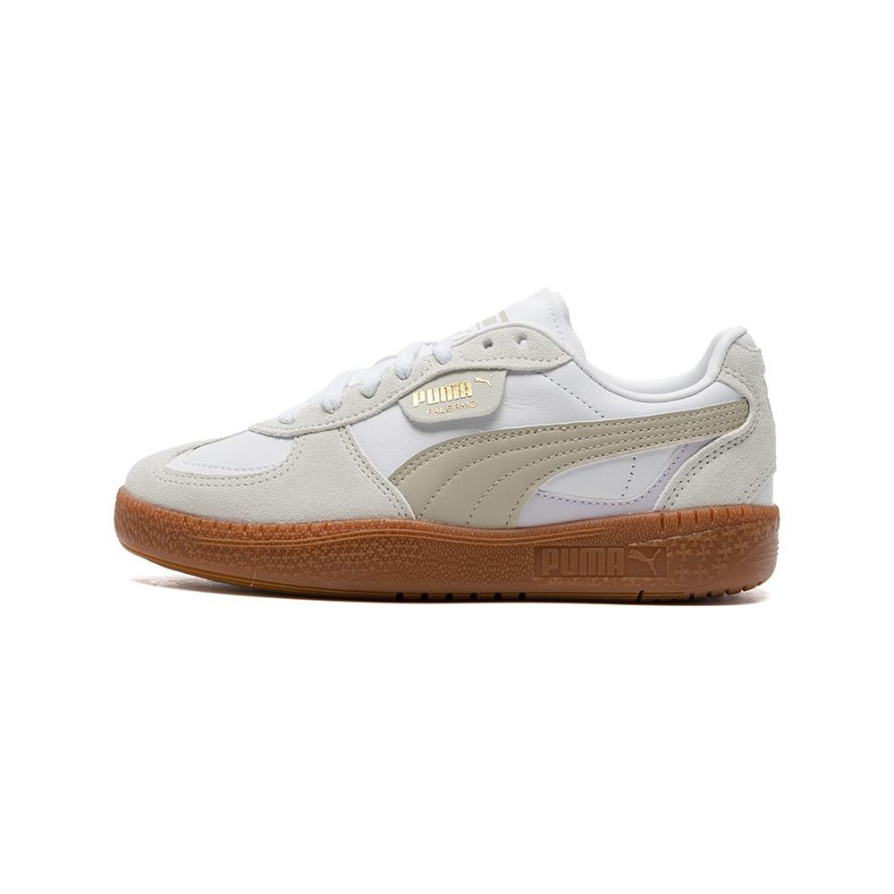 White / Ecru / Brown