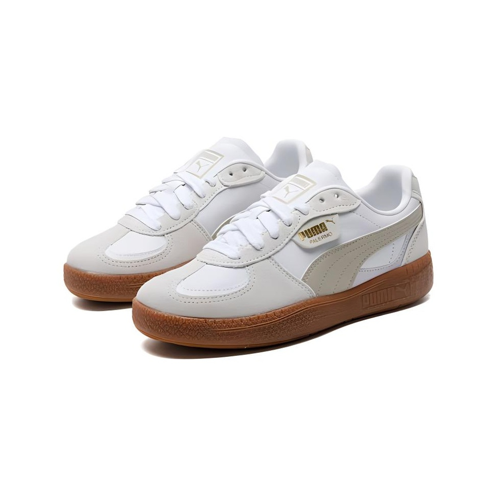 Puma Palermo 'White / Ecru / Brown' Женские