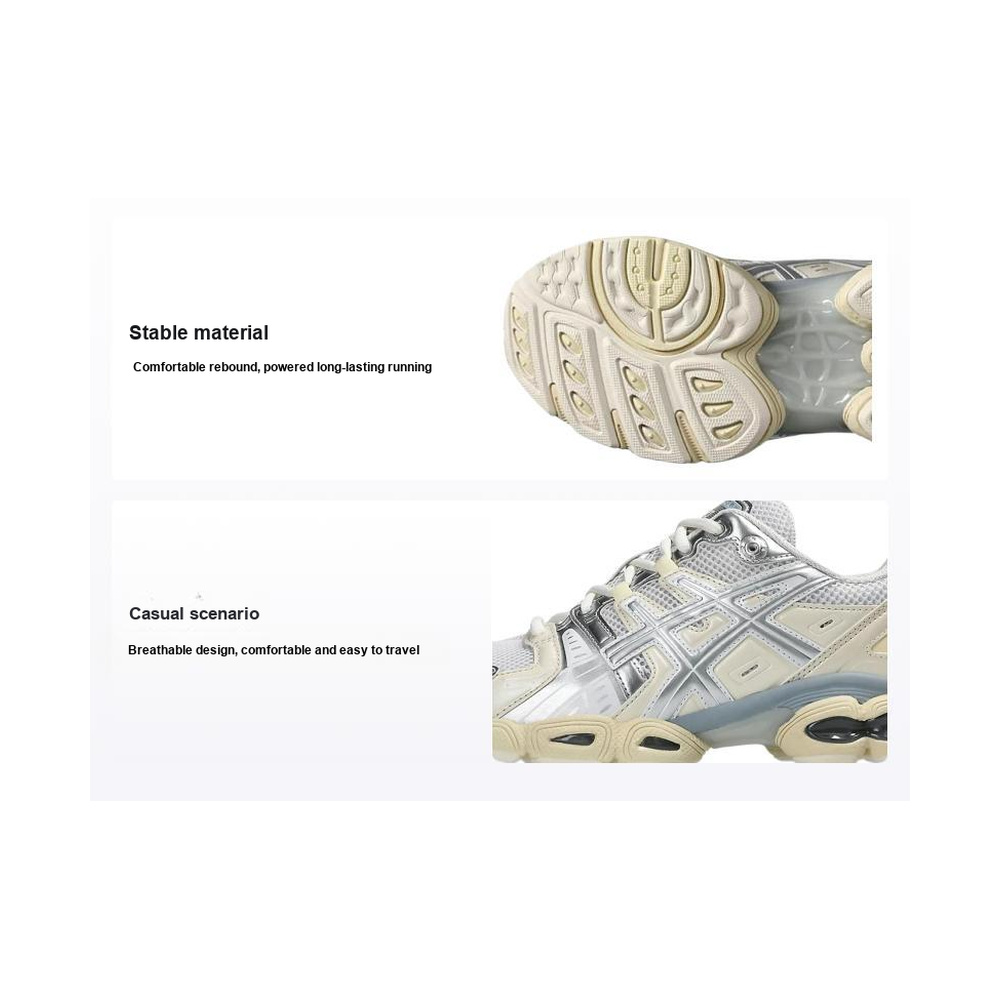 ASICS Gel Nimbus 9 'White Silver' Мужские