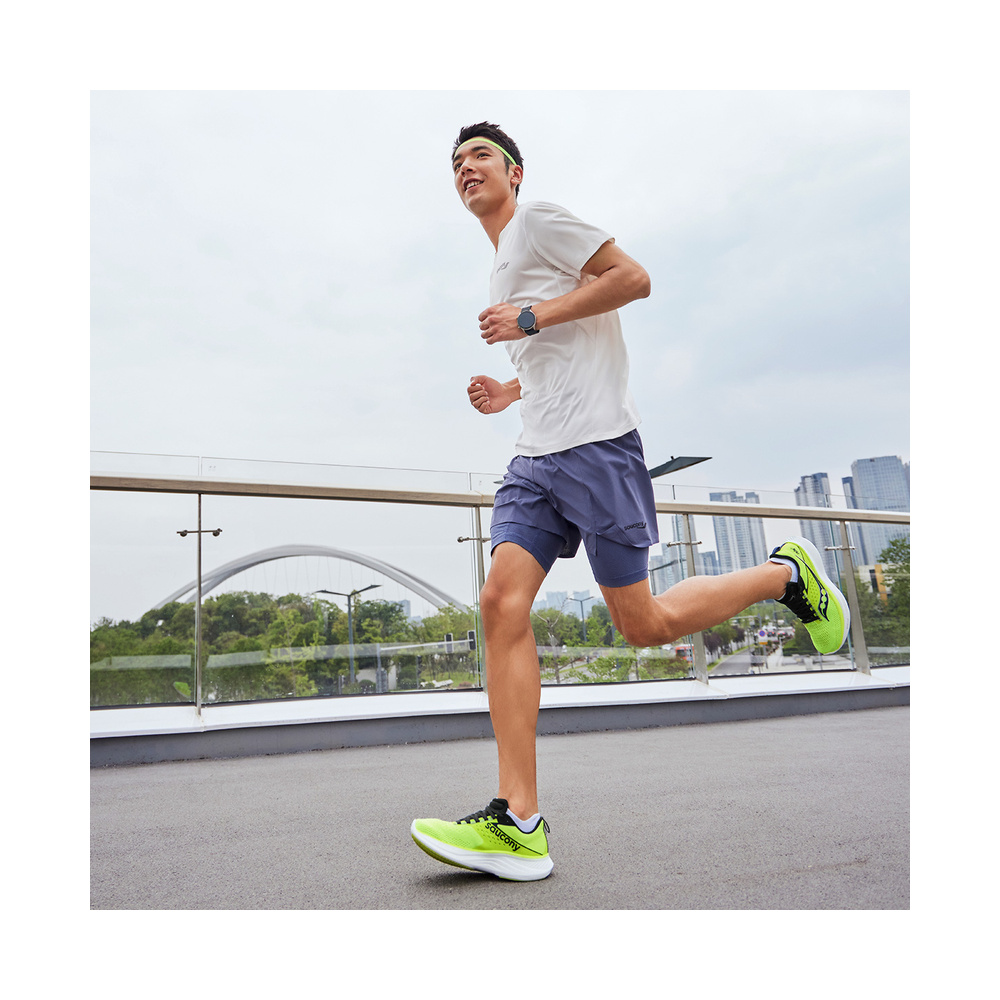 Saucony Ride 'Neon Green Blue' Мужские