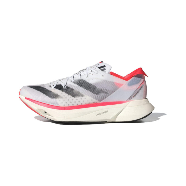 Adidas Adizero Adios Pro 3 'White Black Solar Red' Мужские
