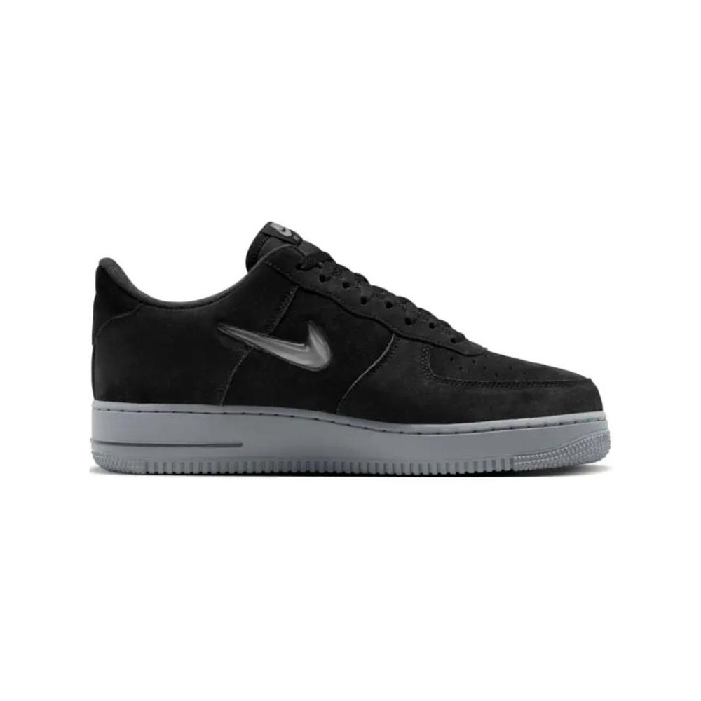 Nike Air Force 1 'Black / Smoke Grey / Sunset Pulse / Metallic Silver' Мужские
