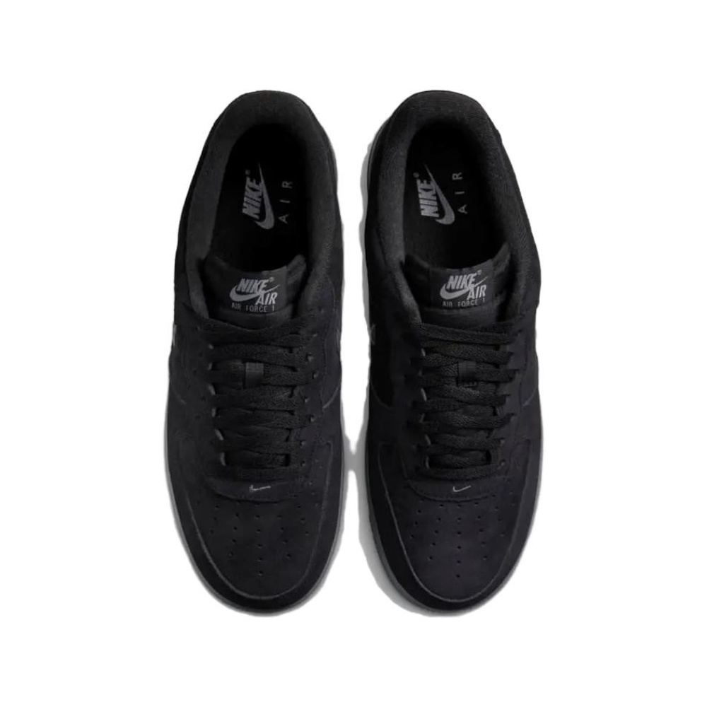 Nike Air Force 1 'Black / Smoke Grey / Sunset Pulse / Metallic Silver' Мужские