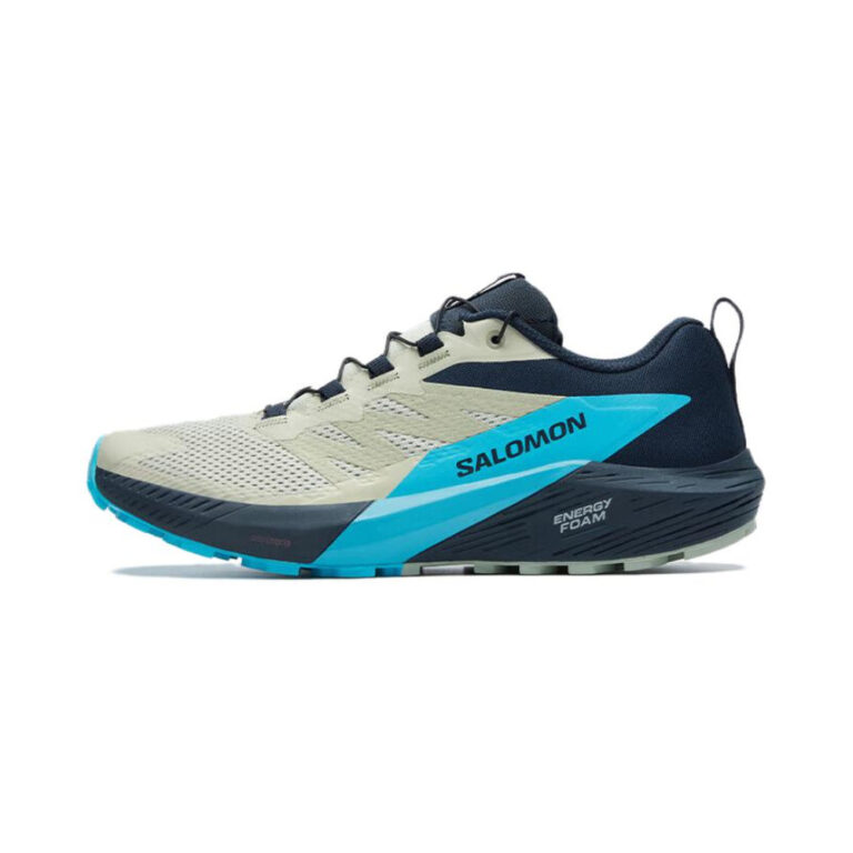 Salomon Sense Ride 5 'Alfalfa / Carbon / Peacock Blue' Мужские