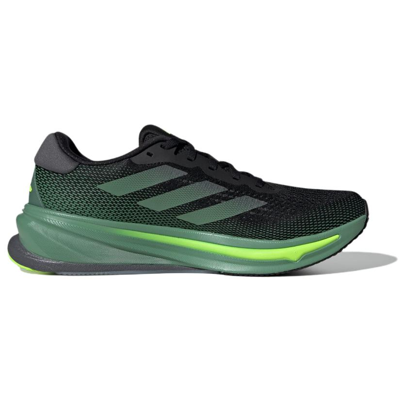 Adidas Supernova Rise 'Core Black / Green / Bright Lime' Мужские