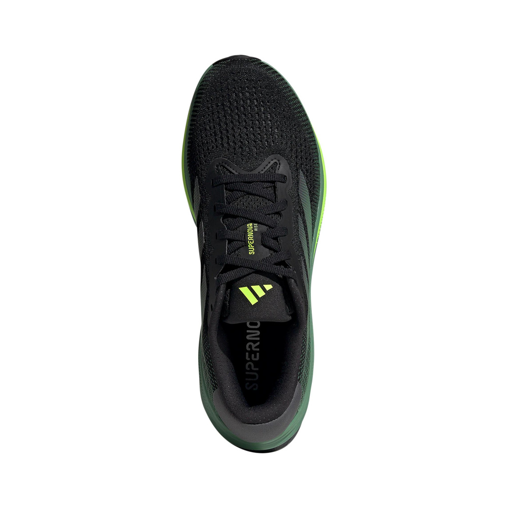 Adidas Supernova Rise 'Core Black / Green / Bright Lime' Мужские