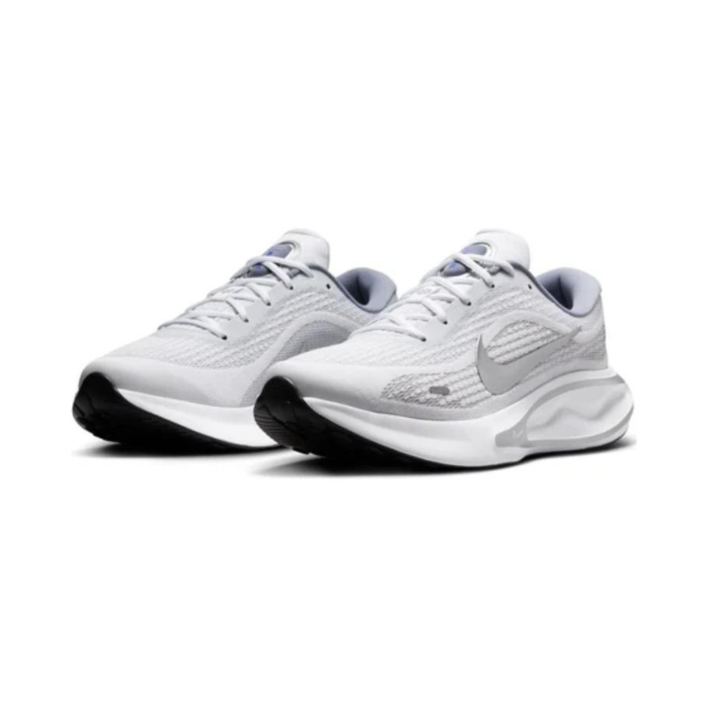 Nike Journey Run 'White / Black / Ashen Slate / Metallic Silver' Мужские