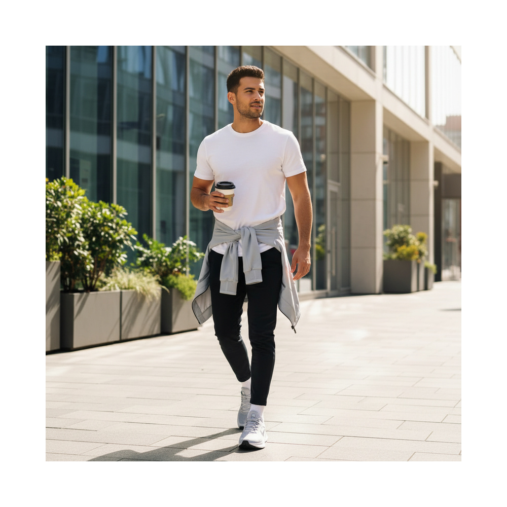 Nike Journey Run 'White / Black / Ashen Slate / Metallic Silver' Мужские