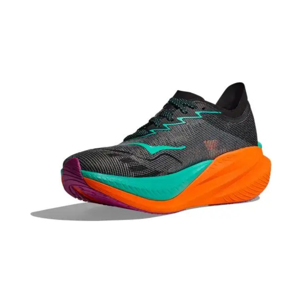 Hoka One Mach X 2 'Black Electric Aqua' Мужские