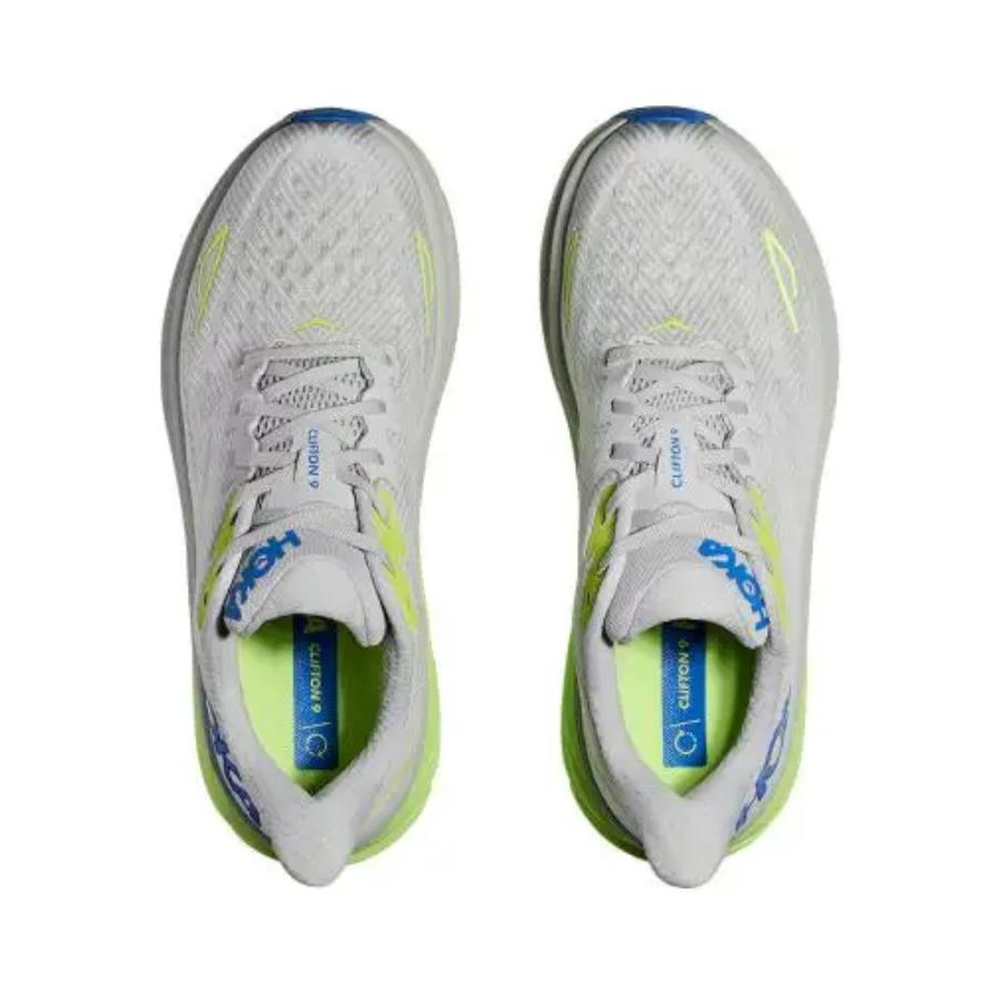 Hoka One Clifton 9 'Grey / Cobalt Blue' Мужские
