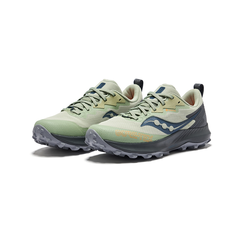 Saucony Peregrine 'Green Grey' Женские