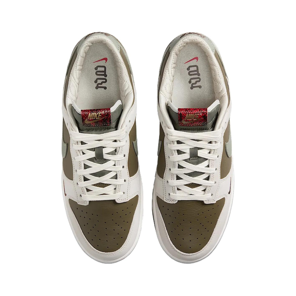Nike Dunk 'Hazelnut White Metallic Silver Fauna Brown' Мужские