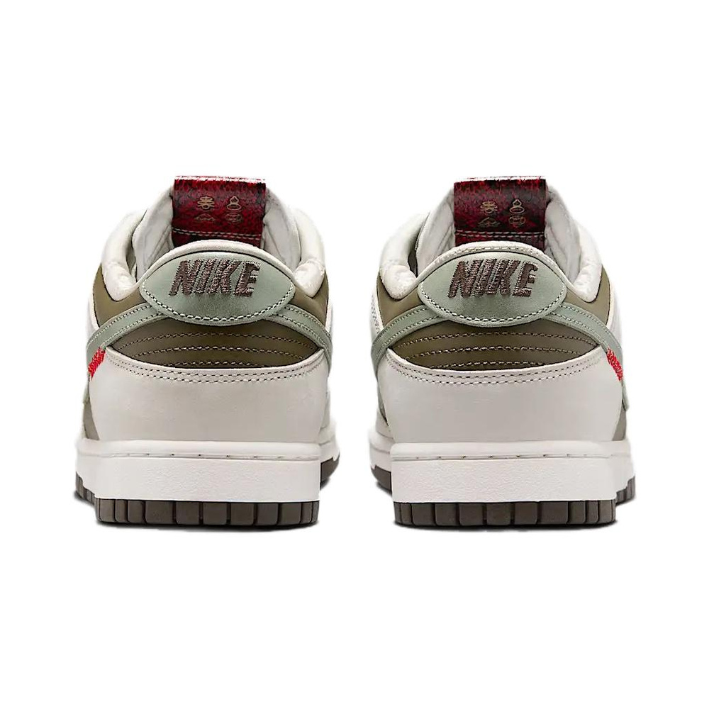 Nike Dunk 'Hazelnut White Metallic Silver Fauna Brown' Мужские