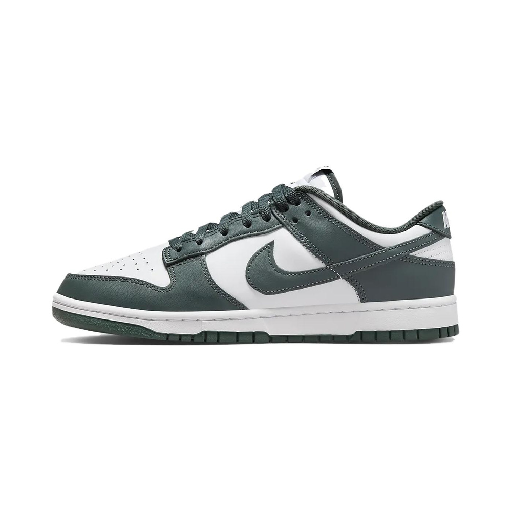 White / Vintage Green