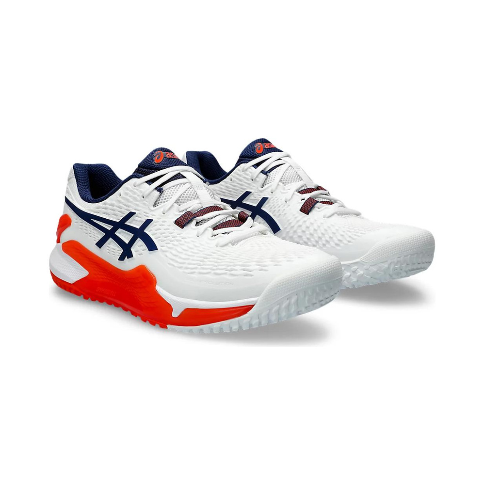 ASICS Gel Resolution 9 'White / Orange' Мужские