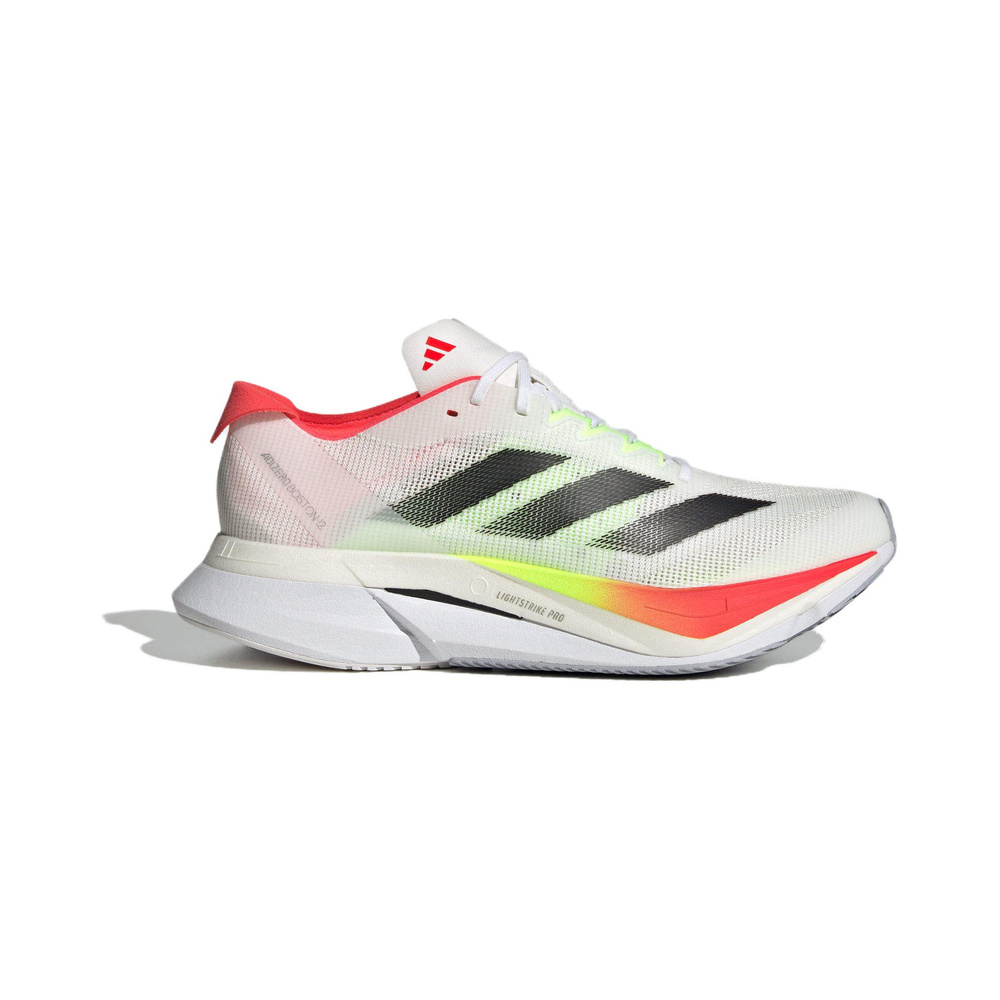 Adidas Adizero Boston 12 'White Core Black Lucid Red' Женские